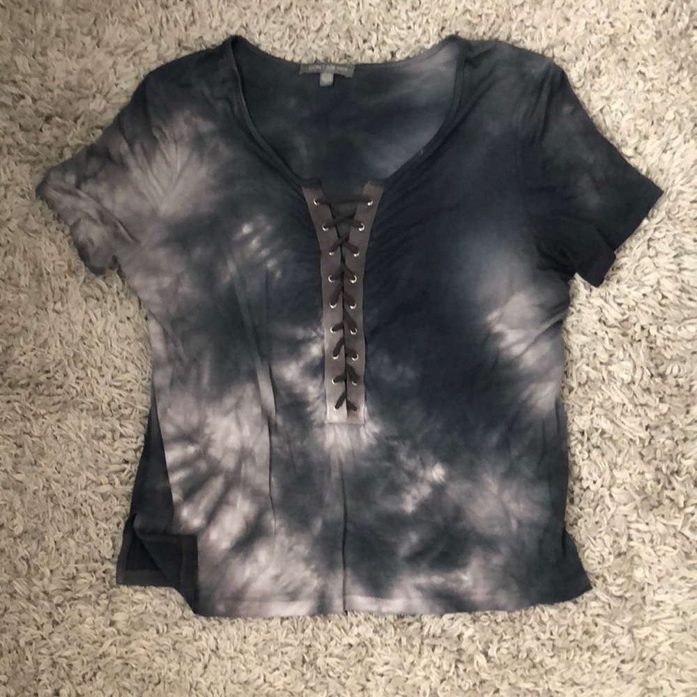 Lace up shirt